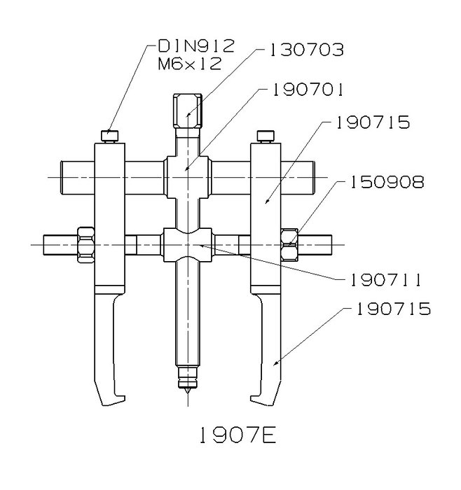 Forza Separador Exteriores Ø55-253 Serie 1900E